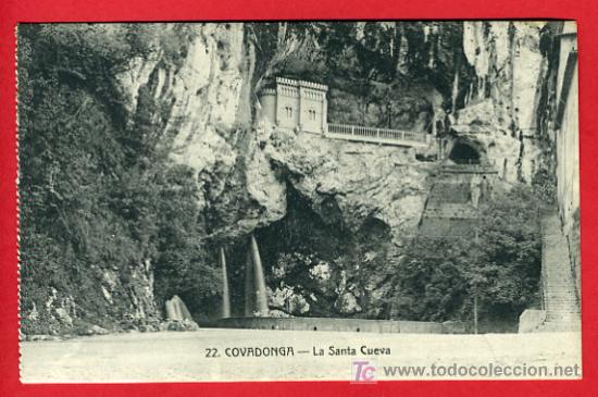 Postais: COVADONGA, LA SANTA CUEVA,   P33977