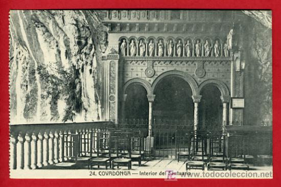 Postais: COVADONGA, INTERIOR DEL SANTUARIO,   P34019