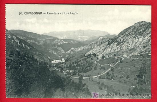 Postales: COVADONGA, CARRETERA DE LOS LAGOS,   P34026 - Foto 1