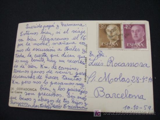 Postales: COVADONGA - LA CUEVA - - Foto 2