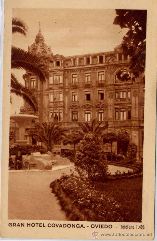 Postcards: OVIEDO(ASTURIAS).-HOTEL COVADONGA.