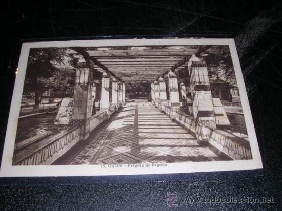 Postcards: 15.- GIJON ,PEROLA DE BEGO&Ntilde;A.L.ROISIN FOT. 14X9 CM.