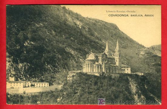 Postales: COVADONGA, BASILICA, ABSIDE,    P37249 - Foto 1