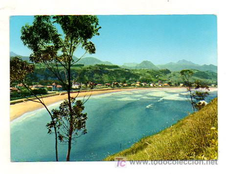 Postales: RIBADESELLA. LA PLAYA. - Foto 1