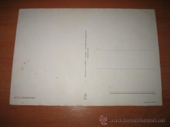 Postales: N&ordm; 55-COVADONGA   EDICIONES ALARDE - Foto 2