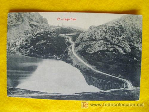 Cartoline: Antigua Postal : Lago Enol - ASTURIAS. 1922. Fot Thomas n&ordm; 27