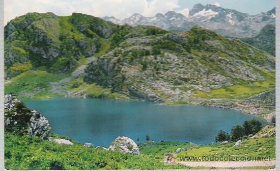 Postales: Covadonga.- Lago Enol. - Foto 1