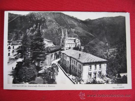 Postales: ASTURIAS - BASILICA DE COVADONGA - Foto 1