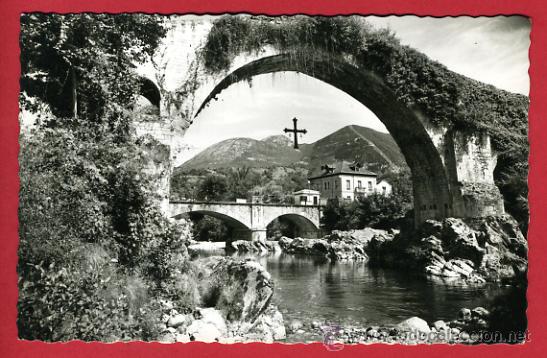 Postales: cangas de onis, puente romano,    p43126 - Foto 1