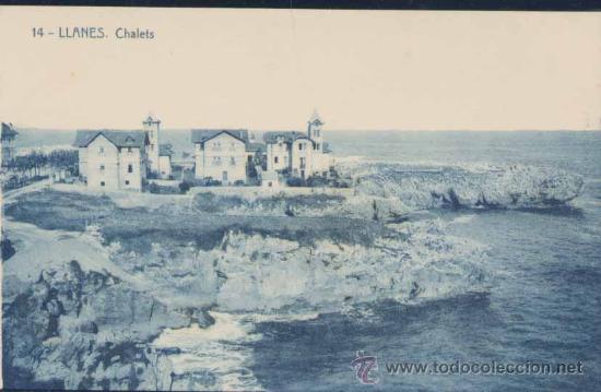 Postales: LLANES (ASTURIAS).- CHALETS - Foto 1
