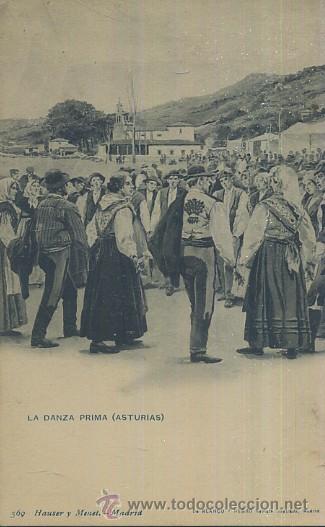 Postales: POSTAL ANTIGUA DE ASTURIAS LA DANZA PRIMA P-AST-098