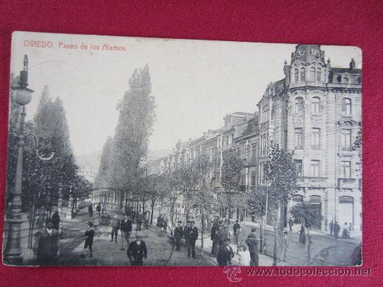 Postales: OVIEDO - PASEO DE LOS ALAMOS - Foto 1