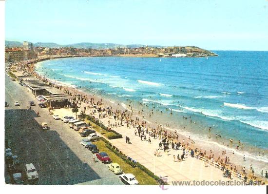 Postales: POSTAL DE JIJON, COSTA VERDE - Foto 1