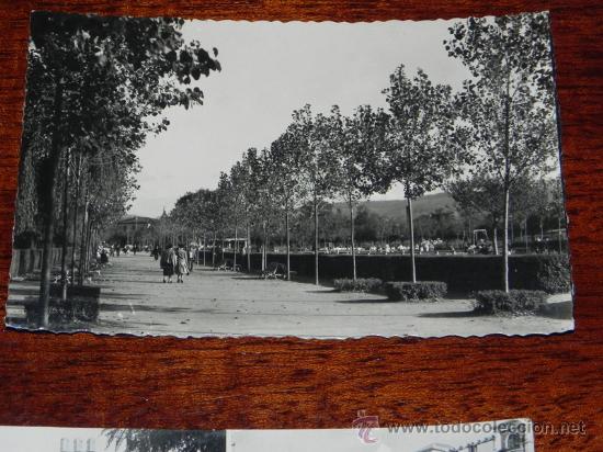 Postales: ANTIGUA FOTO POSTAL DE GIJON - N. 161 - ALAMEDA DEL PARQUE - ED. ARRIBAS - CIRCULADA.