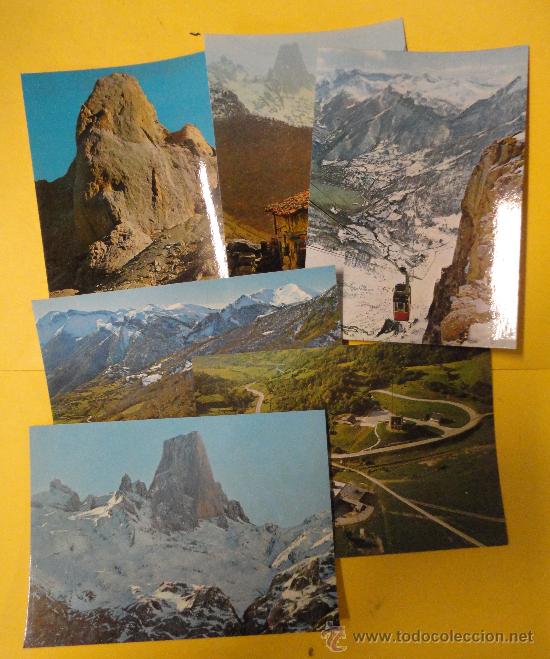 Postales: Lote de 6 postales del Maranco de Bulnes y comarca. - Foto 1