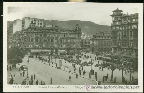 Postales: PLAZA GENERAL&Iacute;SIMO, OVIEDO - Foto 1