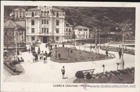Postales: LUARCA(ASTURIAS).- PARQUE - Foto 1