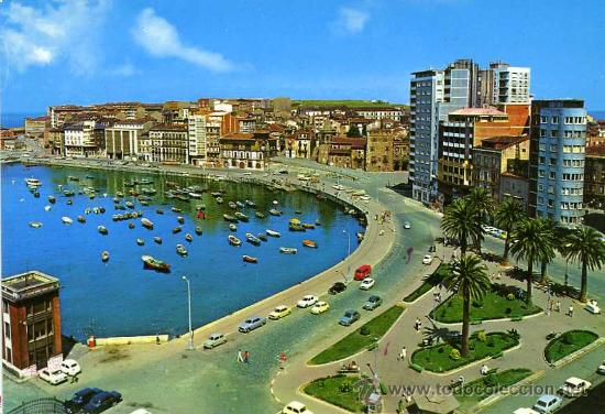 Postales: POSTAL GIJON MUELLE DE ORIENTE - Foto 1