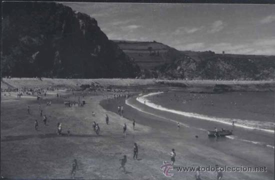 Postales: LUARCA (ASTURIAS).- PLAYA PRIMERA - Foto 1