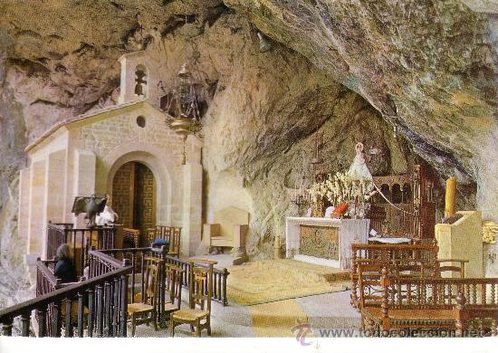 Postales: COVADONGA - GRUTA Y VIRGEN DE COVADONGA - Foto 1