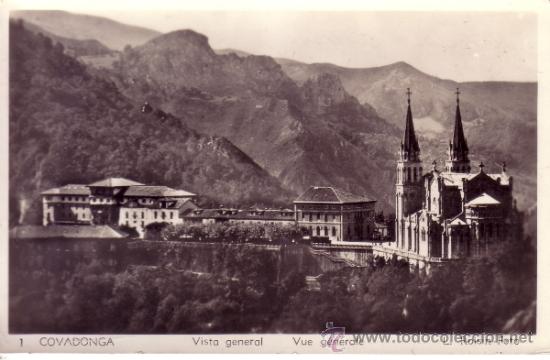 Postales: COVADONGA - VISTA GENERAL - Foto 1