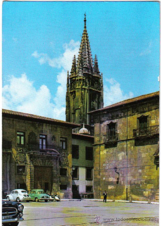 Postales: POSTAL DE OVIEDO , PALACIO EPISCOPAL - CIRCULADA - Foto 1