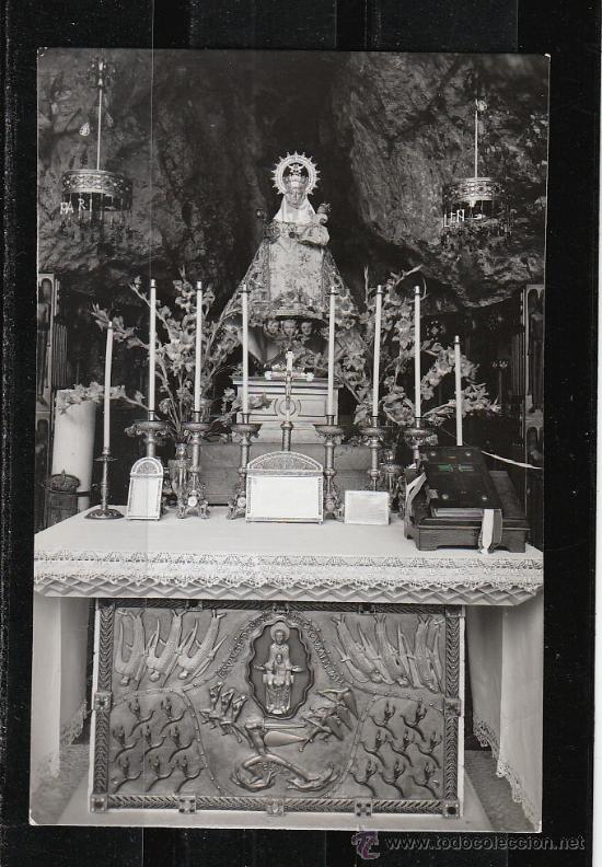 Postales: COVADONGA. 2 -  ALTAR DE LA GRUTA - Foto 1