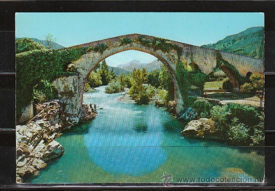 Postales: N&ordm; 104. CANGAS DE ONIS. PUENTE ROMANO - Foto 1