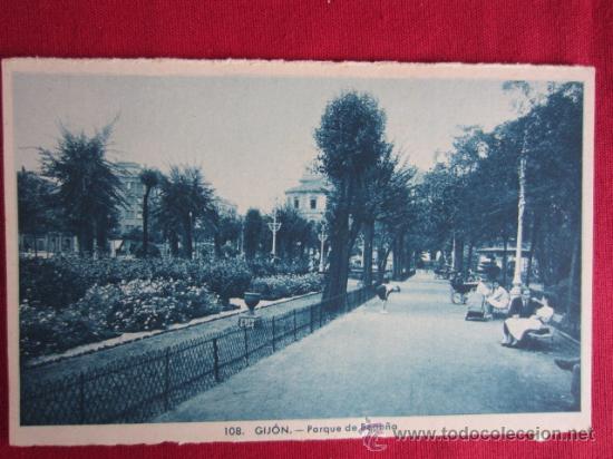 Postales: GIJ&Oacute;N - PARQUE DE BEGO&Ntilde;A - Foto 1