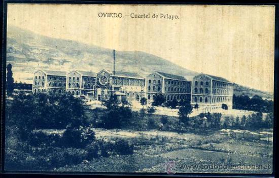 Postales: OVIEDO : Cuartel de Pelayo - Foto 1