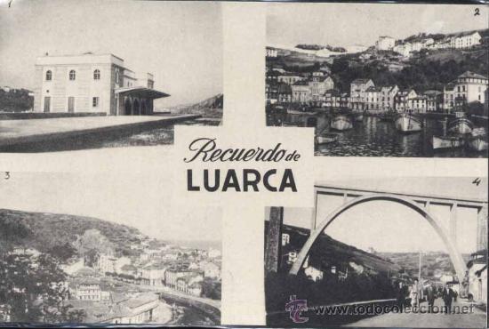 Postales: RECUERDO DE LUARCA (ASTURIAS) - Foto 1