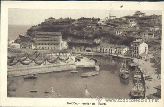 Postales: LUARCA (ASTURIAS).- INTERIOR DEL PUERTO - Foto 1