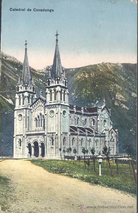 Postales: CATEDRAL DE COVADONGA (ASTURIAS) - Foto 1