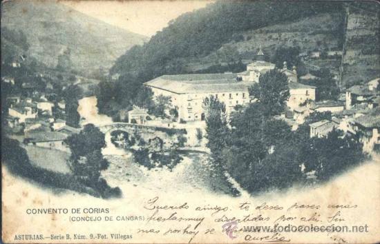 Postales: CONVENTO DE CORIAS (CONCEJO DE CANGAS) - Foto 1