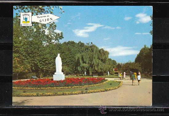 Postales: GIJON. PARQUE DE ISABEL LA CAT&Oacute;LICA - Foto 1