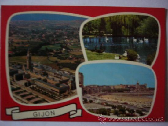 Postales: GIJON. N&ordm; 24. ALARDE. ESCRITA - Foto 1