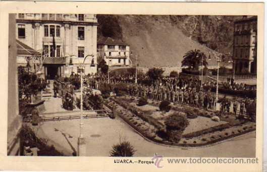 Postales: Luarca. Asturias. Parque. Ediciones Gomez. Sin circular. - Foto 1