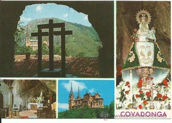 Postales: COVADONGA.-MULTIVISION.-EDICIONES ARRIBAS N&ordm; 2029 - Foto 1