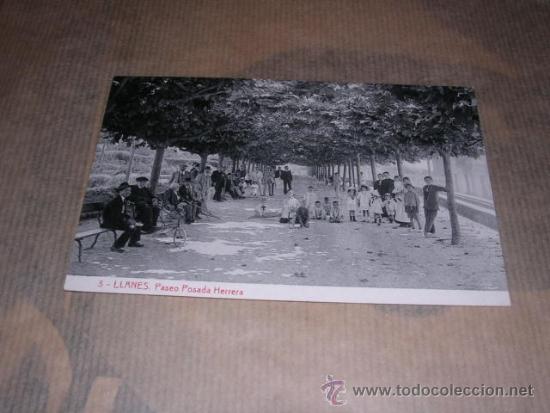 Postales: 3 LLANES - PASEO POSADA HERRERA - Foto 1