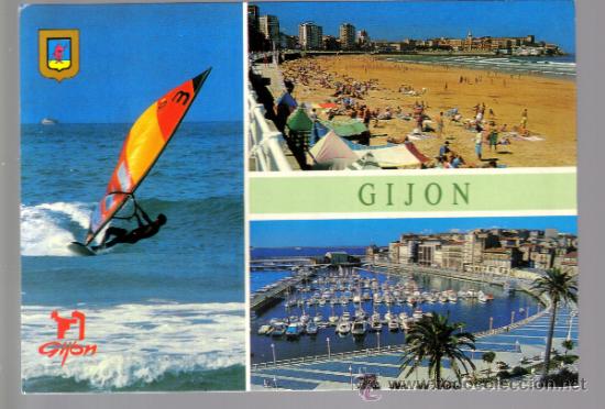 Postales: POSTAL DE GIJON (ESCRITA) - Foto 1