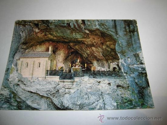 Postales: COVADONGA LA CUEVA (ESCRITA) - Foto 1