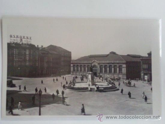 Postkarten: POSTAL ASTURIAS, GIJON, PLAZA DEL SEIS DE AGOSTO, SIN CIRCULAR