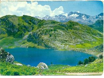 Postkarten: 7-esp2464. Postal Asturias. Covadonga. Lago Enol