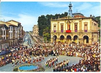 Postkarten: 7-esp2421. Postal Asturias. Villaviciosa. Fiesta Mayor