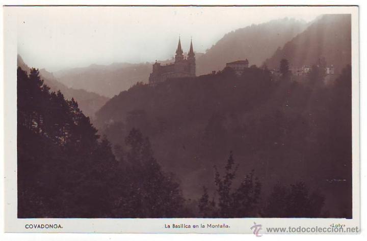 Postales: COVADONGA. LA BAS&Iacute;LICA - Foto 1