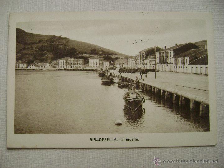 Postales: RIBADESELLA.-EL MUELLE.04010 - Foto 1