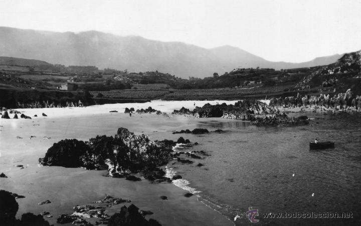 Postales: Llanes. Playa de Tor&oacute;. Ediciones M Arribas - Foto 1