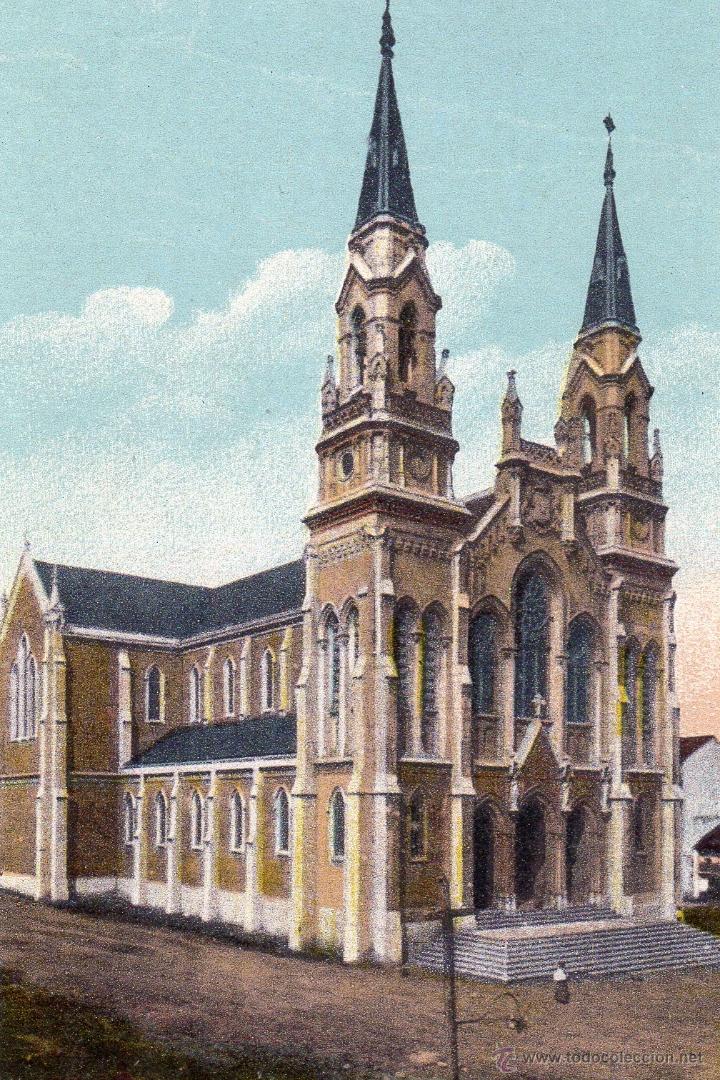 Postales: avil&eacute;s. iglesia de santo tomas - Foto 1