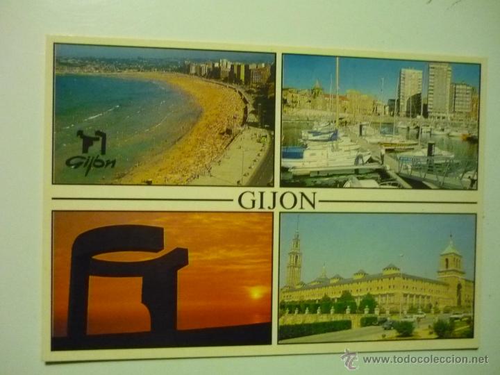 Postales: POSTAL GIJON - ESCRITA - Foto 1