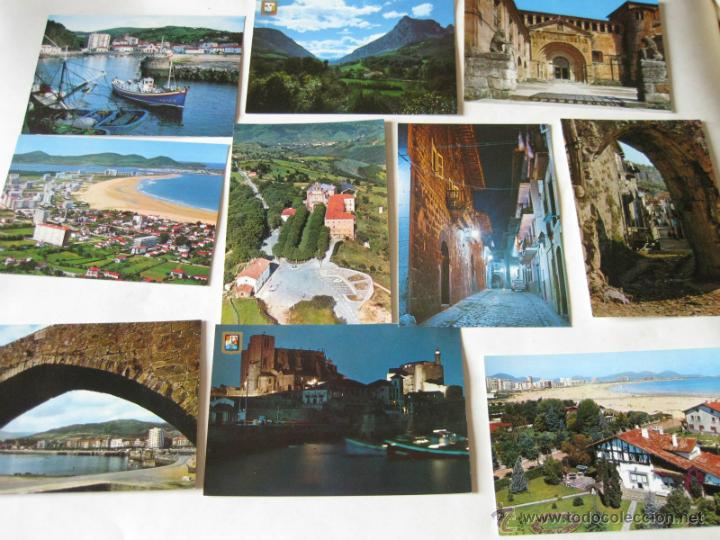 Postales: LOTE DE 19 POSTALES DE LAREDO - Foto 3